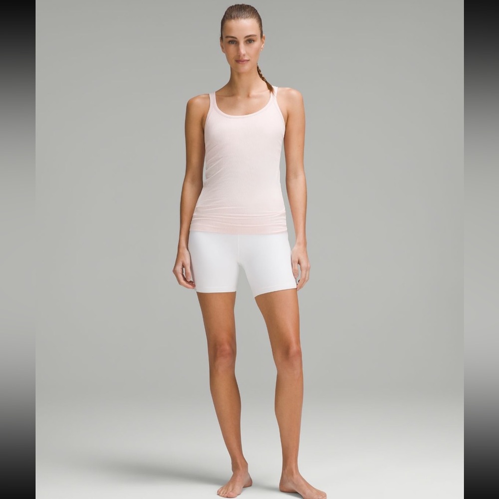 Lululemon Ebb to Street Tank Top - nude cream color